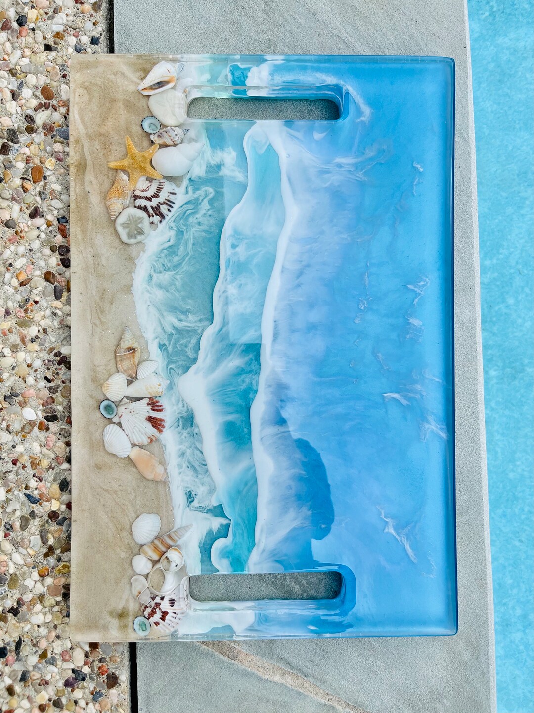 beach-wave-tray-party-tray-beach-art-tray-ocean-resin-charcuterie