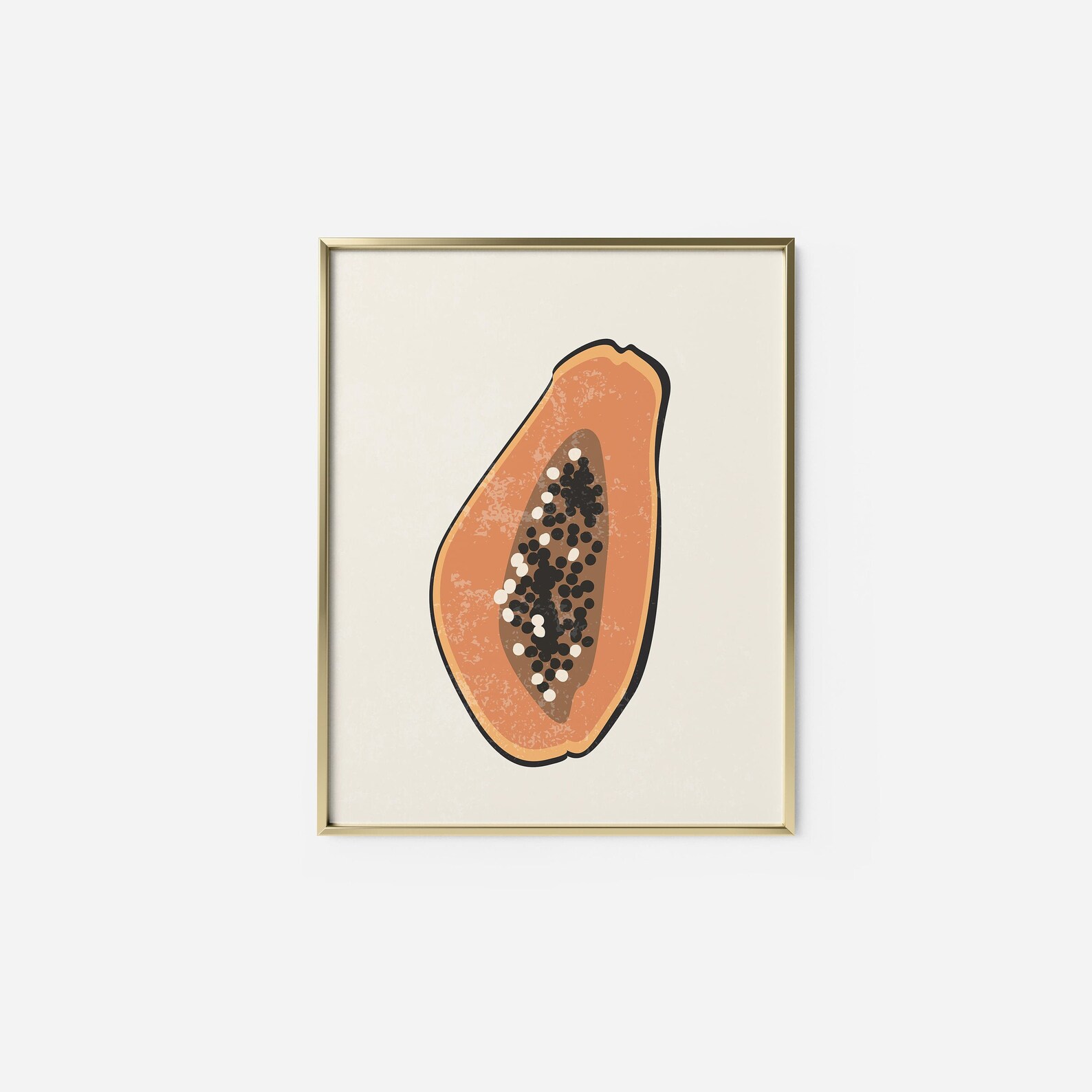 Papaya Wall Art INSTANT DOWNLOAD Papaya Print Kitchen Etsy