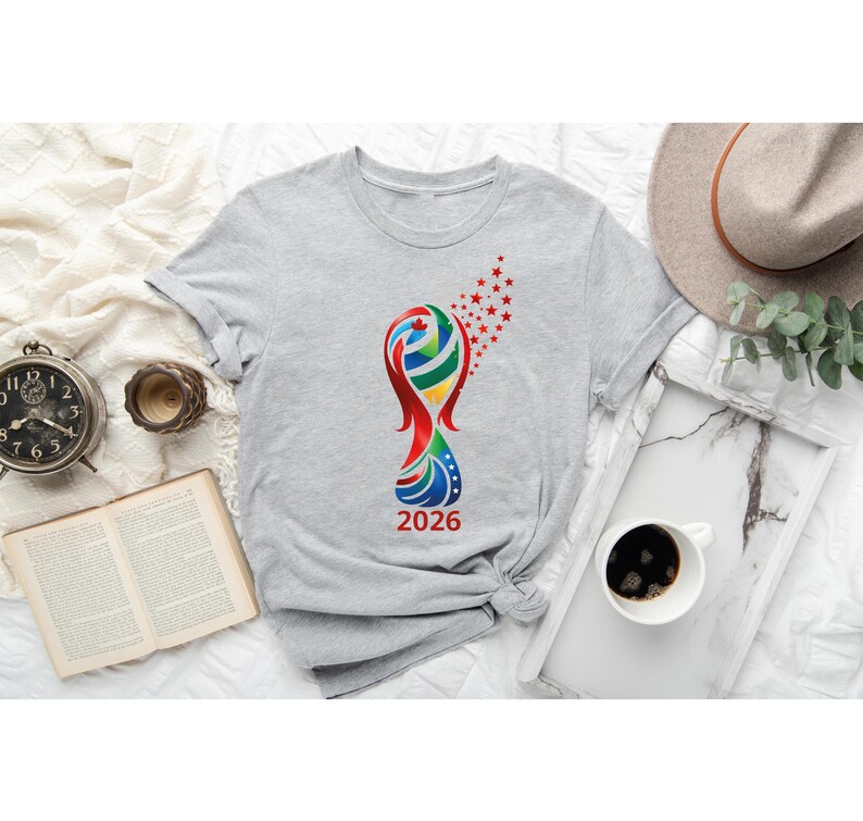 World 2026 Shirt, Soccer Cup Fun Tee, USA Canada Mexico Football Cup Tshirt image 2