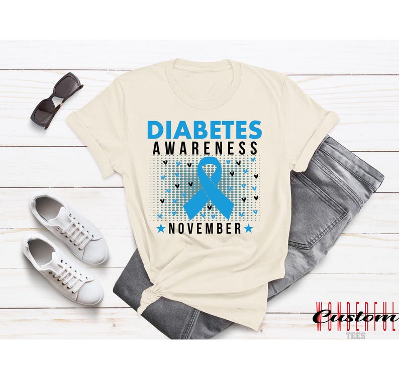 Diabetes Awareness November Shirts, Type 1 Diabetes Shirt, Type 2 Diabetes, Diabetes Warrior, Insulin Pump, Inspirational, Diabetes Fighter