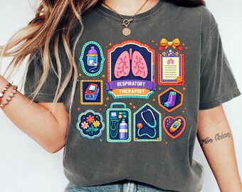 Respiratory Therapist Comfort Colors® Shirt, Medical Appreciation Gift, Nurse Graduation Tee, Healthcare Worker