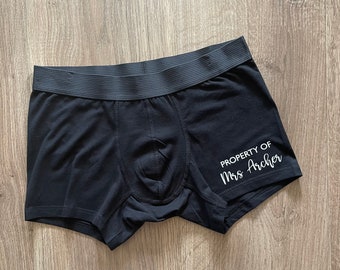 Personalised Men’s Wedding Underwear