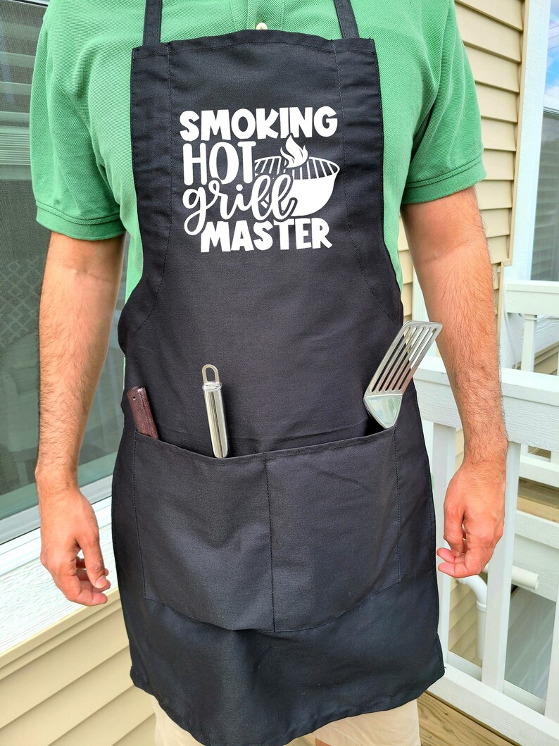 Smoking hot grill master Grilling Apron Men's apron with Etsy