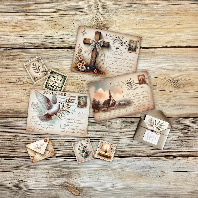 Faith-inspired hidden paperclips printable set featuring Christian designs, scripture verses, and vintage-style patterns. Each design folds to hide a paperclip, perfect for Bible journaling, prayer journals, planners, and junk journals. Includes unique printable clips in high-resolution jpg format. Ideal for adding spiritual inspiration to creative projects. Print, cut, and assemble for functional and decorative faith-themed embellishments.