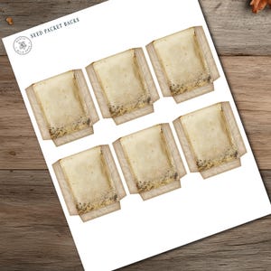 Digital printable autumn seed packet collection featuring vintage-inspired designs with pumpkins, sunflowers, acorns, falling leaves, and cozy seasonal motifs. Perfect for junk journaling, scrapbooking, card making, and creative DIY crafts. Each printable seed packet template includes distressed textures, warm rustic tones, and antique-style typography for a charming autumn harvest aesthetic. Instant download, high-resolution printable files.