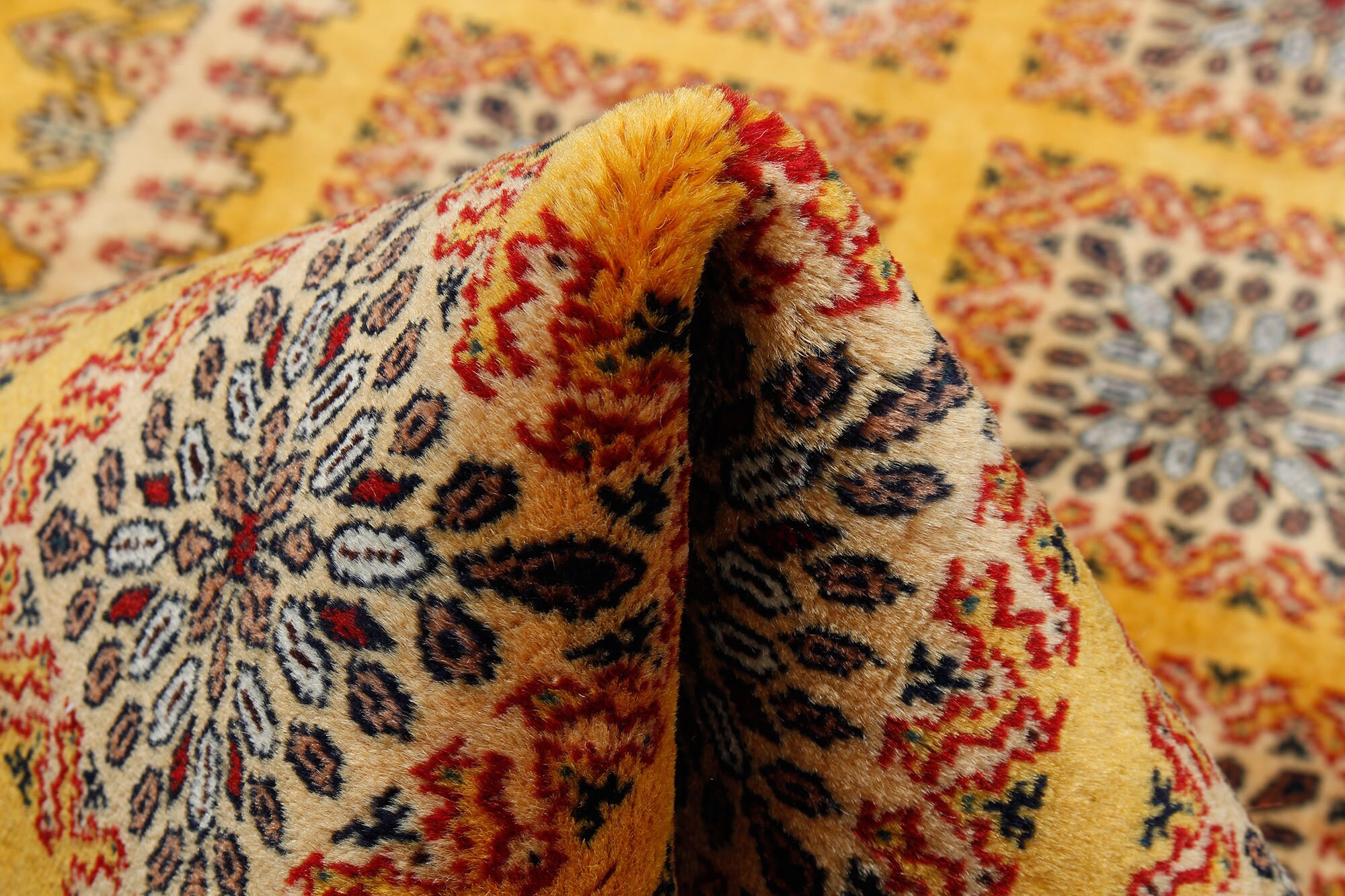 2'6 x 8'1 Golden Yellow Runner Rug Etsy