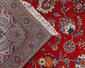 6 39 11 quot x 10 39 8 quot Luxury Palace Size red Deco Oushak Rug , Medallion area Rug , Unique Carpet 00020905