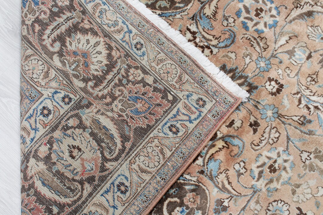 10x11 Hand Woven Area Rug Pastel Living Room Rug 10' X Etsy