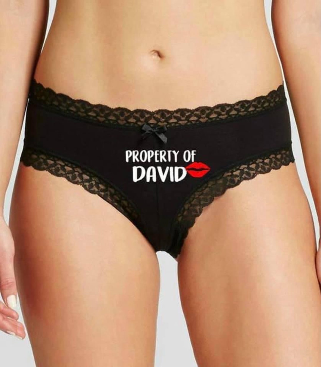Personalized Women's Panties Gag Gift Gift for Him Gift for Her Couples