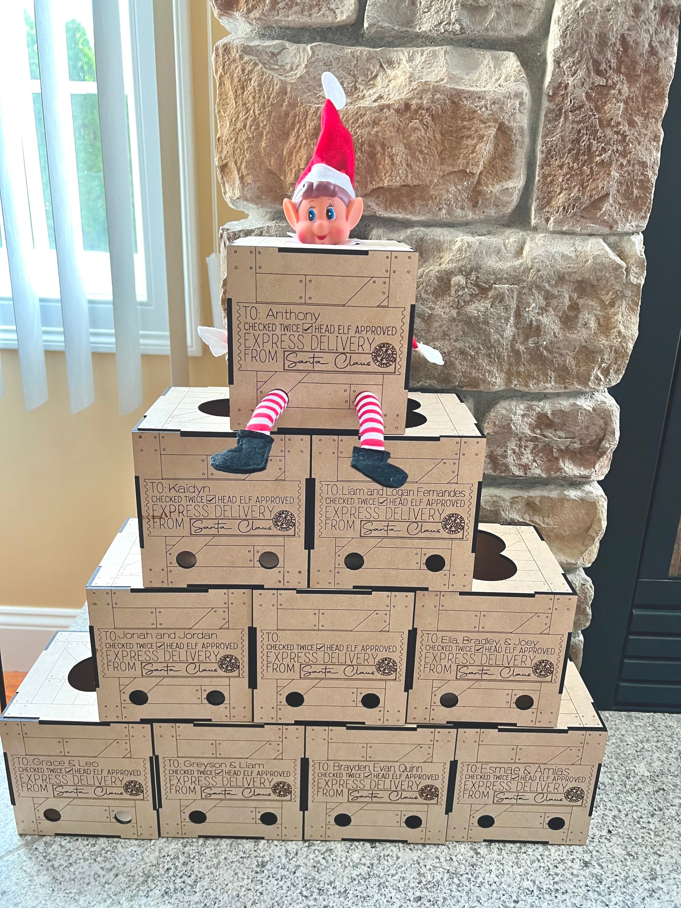 Elf Arrival Crate | Elf Shipping Box | Elf Box | Elf Accessories | Elf ...
