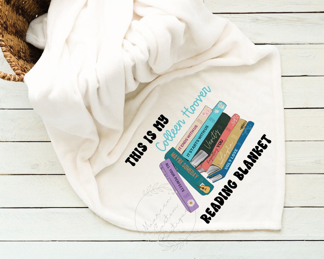 Colleen Hoover Blanket Reading Blanket Colleen Hoover Etsy