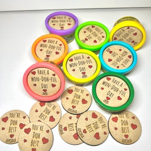 Play Doh Tag | Play Doh Gift | Play Doh Party Favor | Play Doh Topper | Play Doh Valentine
