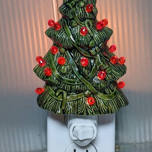 Christmas Tree Ceramic Night Light