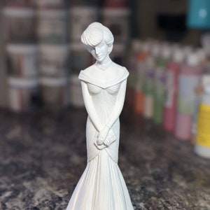 Princess Diana Ceramic Ready To Paint Bisque