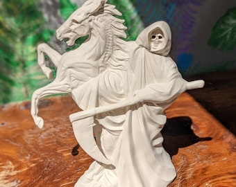 Grim Reaper Ceramic Ready To Paint Halloween Bisque