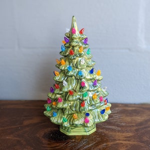 Vintage 13&quot; Holland Ceramic Christmas Tree