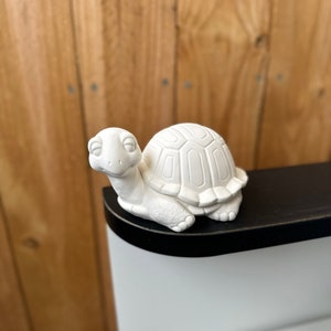 Schildkröte-Box bereit, Keramik Bisque zu malen