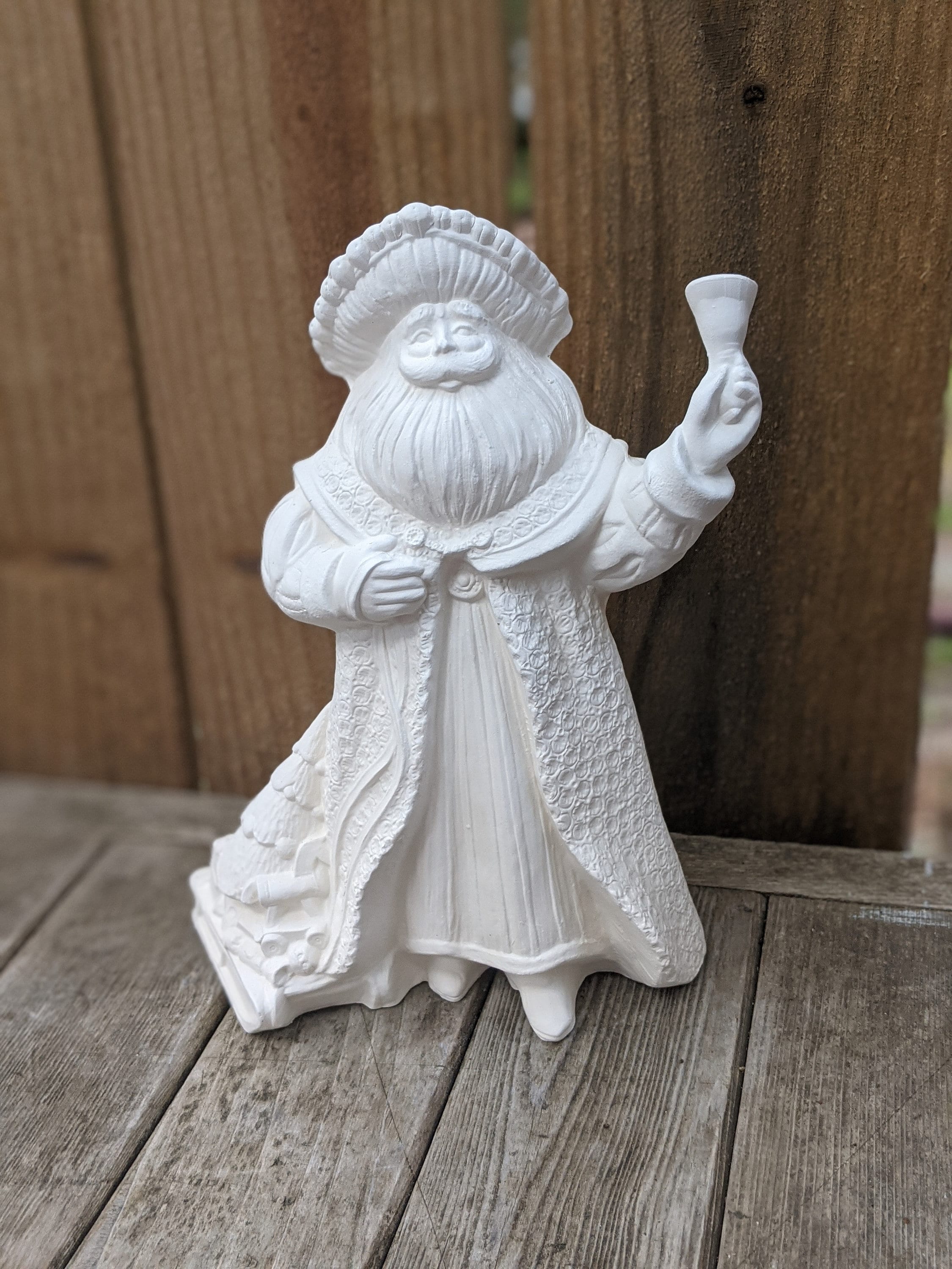 Vintage Gare Old World Santa Holding Bell - Etsy Canada