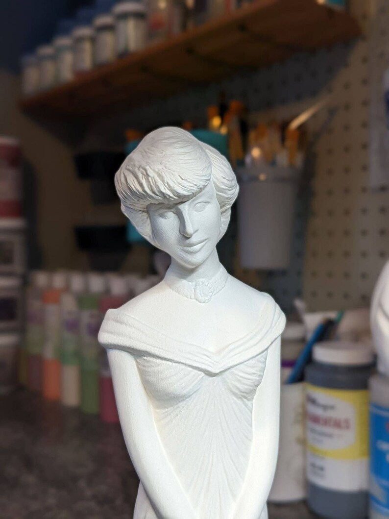 Princess Diana Ceramic Ready to Paint Bisque - Etsy