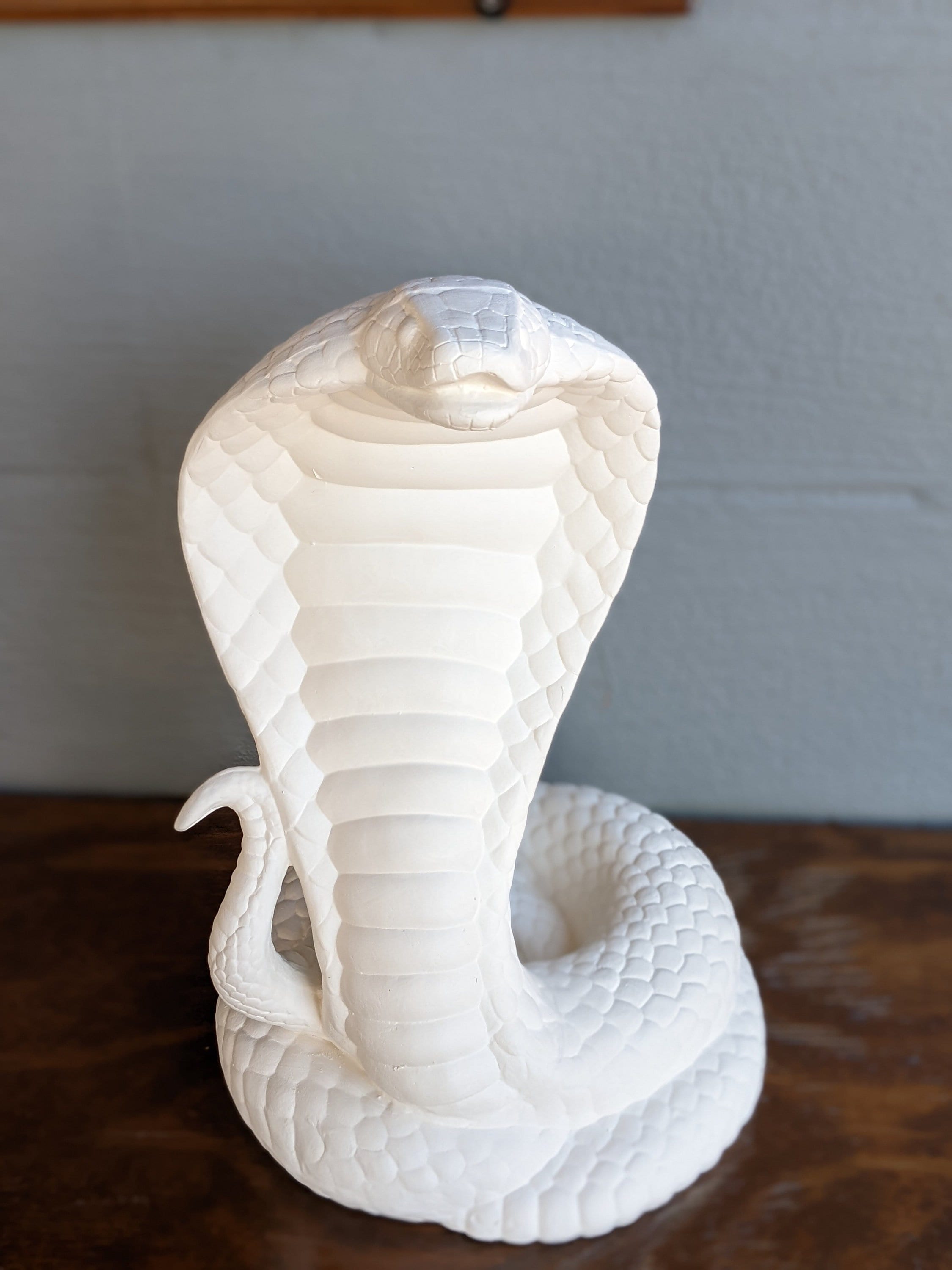 Large Cobra Doc Holiday Ceramic Bisque 14