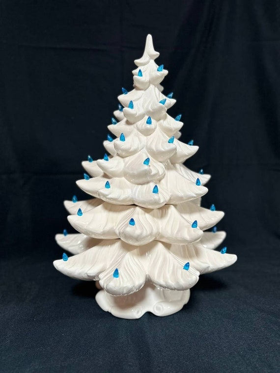 Atlantic 64 W/ Both Extension Rings Ceramic Christmas Tree RARE