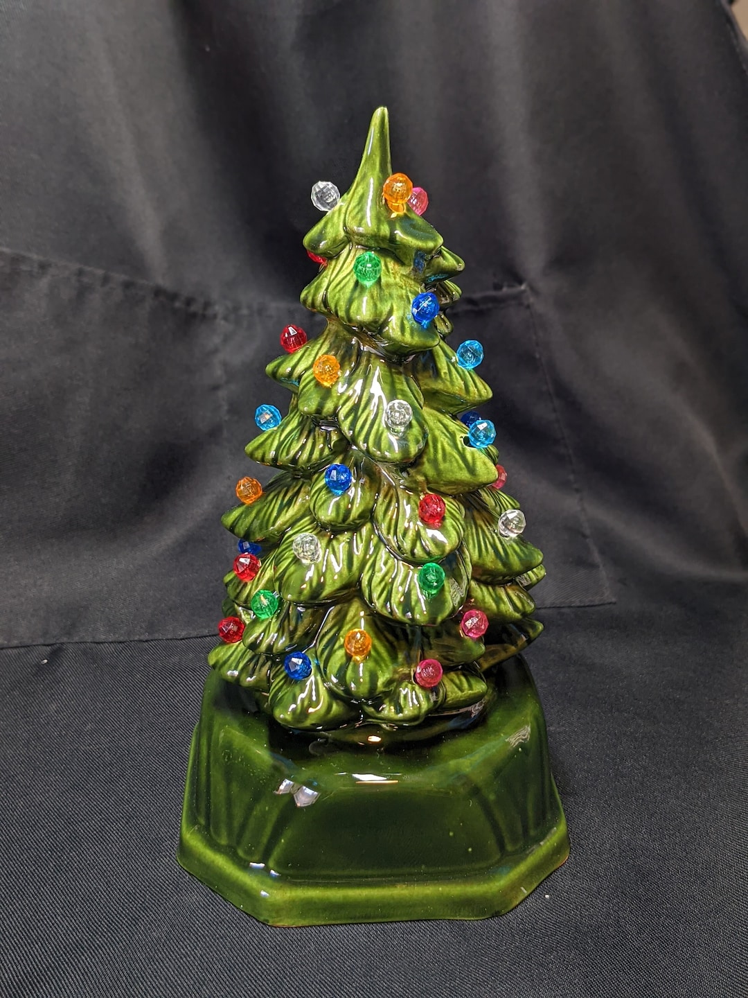 Vintage 8 Holland Ceramic Christmas Tree Etsy