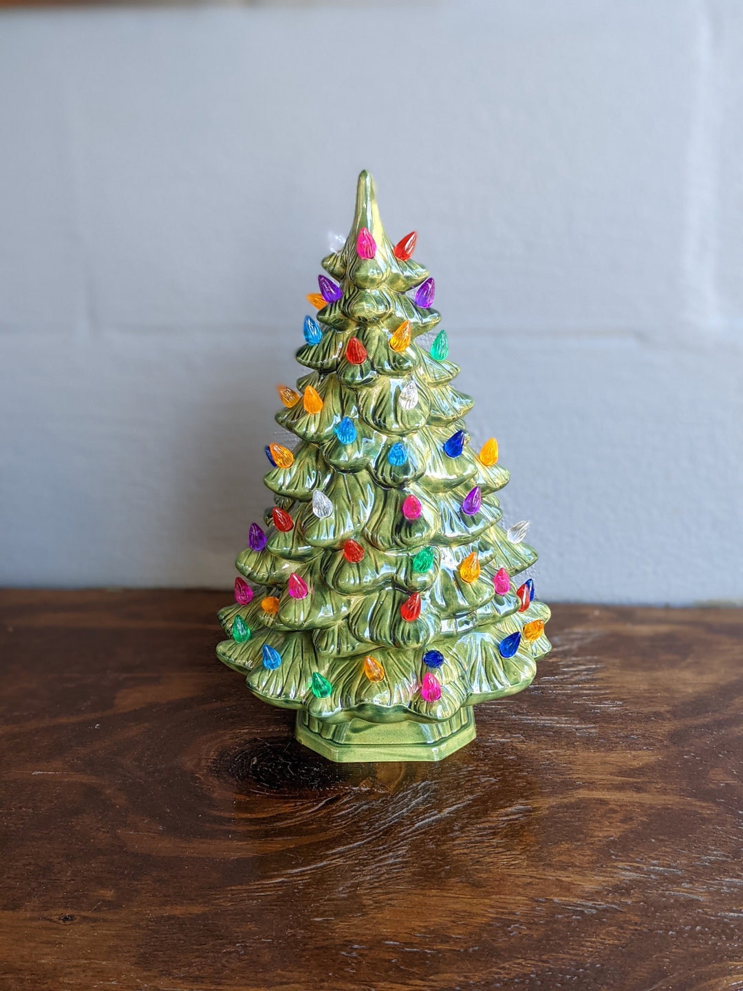 Vintage 13 Holland Ceramic Christmas Tree Etsy