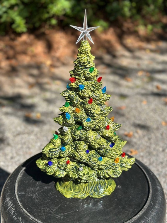 Tampa Bay Window/mantle Christmas Tree Ceramic - Etsy