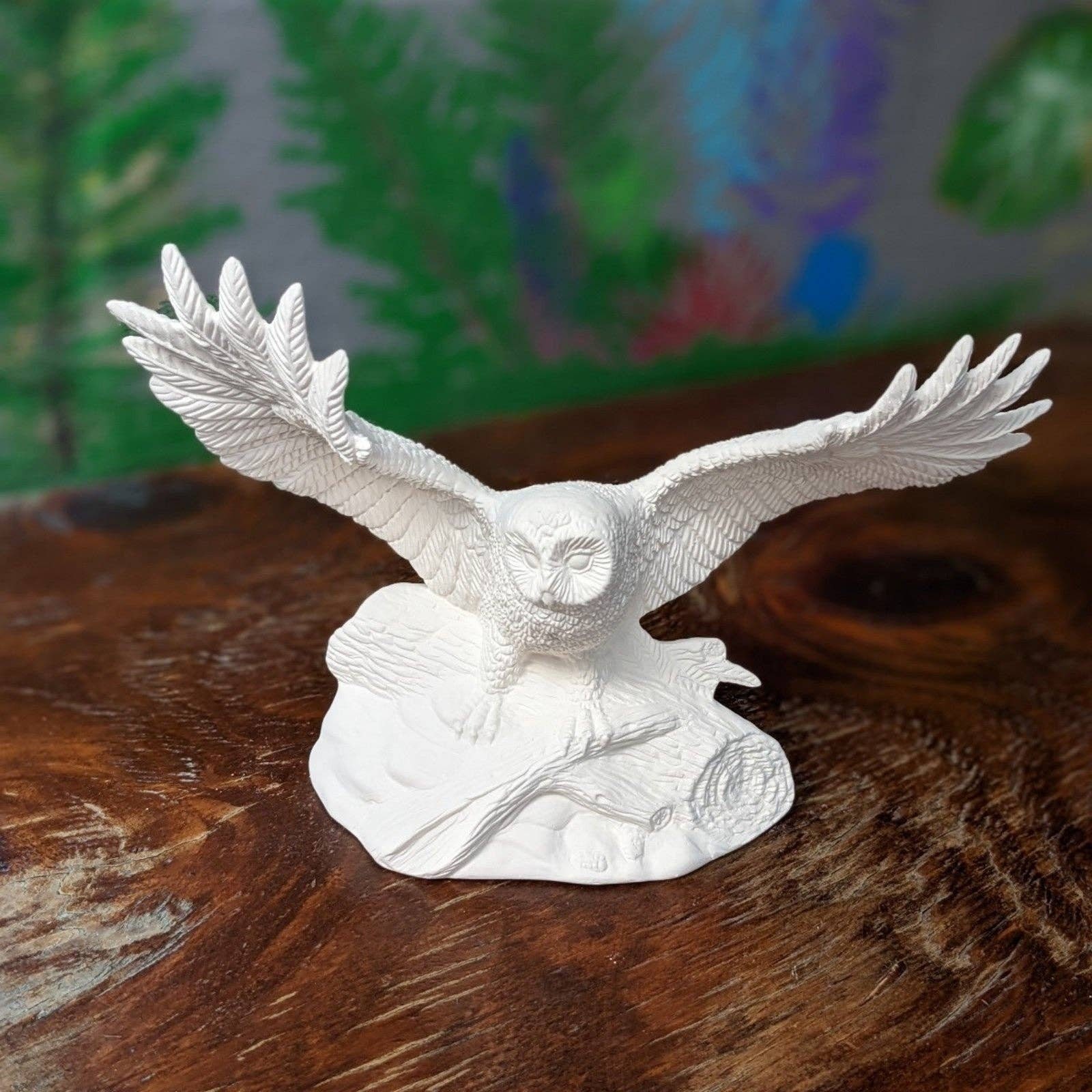 Barn Owl Ceramic Ready To Paint Bisque