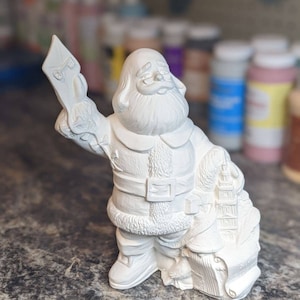 Penn Santa Gare Ceramic Christmas Bisque