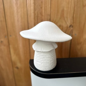 Mushroom Ready To Paint Ceramic Bisque