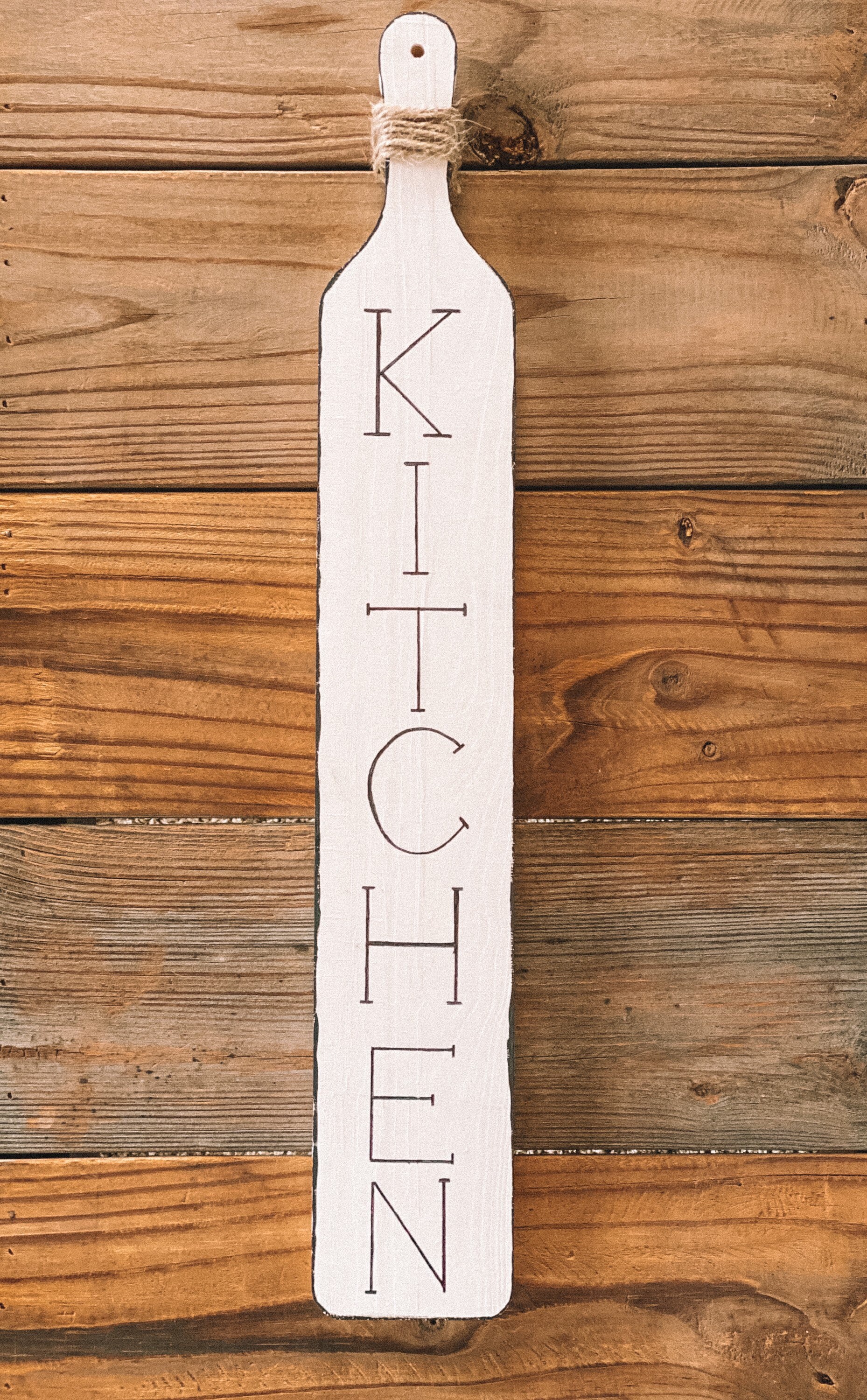 Farmhouse Kitchen Wooden Paddle Etsy