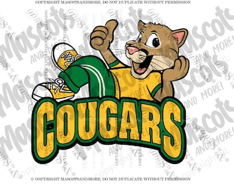 Cougar Mascot in Vector, Jpeg, png, pdf, eps, svg