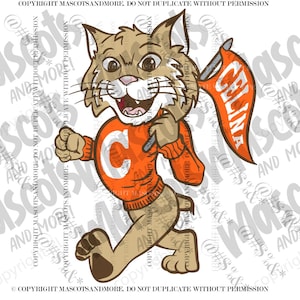 Bobcat Mascot in Vector, png, pdf, eps, svg