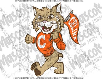 Bobcat Mascot in Vector, png, pdf, eps, svg