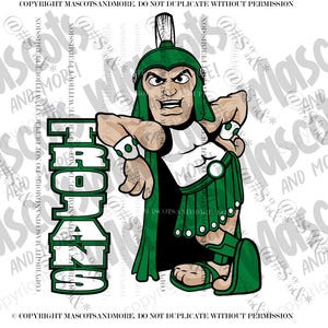 Troian Mascot in svg, eps, jpeg, pdf, png