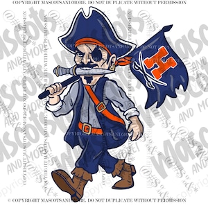 Raider/Buccaneer mascot in Vector, png, pdf, SVG