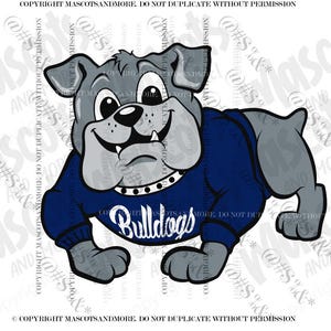 Bulldog mascot in vector, svg, eps, jpeg, pdf, png