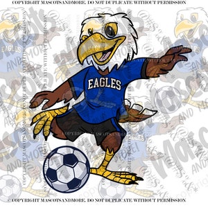 Eagle soccer Mascot in Vector, Jpeg, png, pdf, eps, svg
