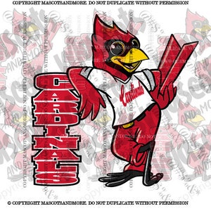 Cardinal mascot in vector, svg, eps, jpeg, png, pdf