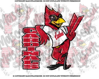 Cardinal mascot in vector, svg, eps, jpeg, png, pdf