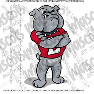 Bulldog Mascot in Vector, Jpeg, png, pdf, eps, svg