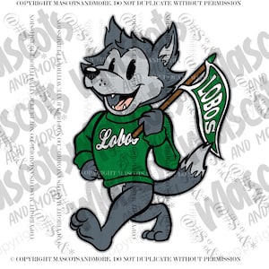 Lobos-mascotte in vector, jpeg, png, pdf, EPS, SVG