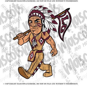 Indian mascot in vector, svg, eps, png, pdf, jpeg