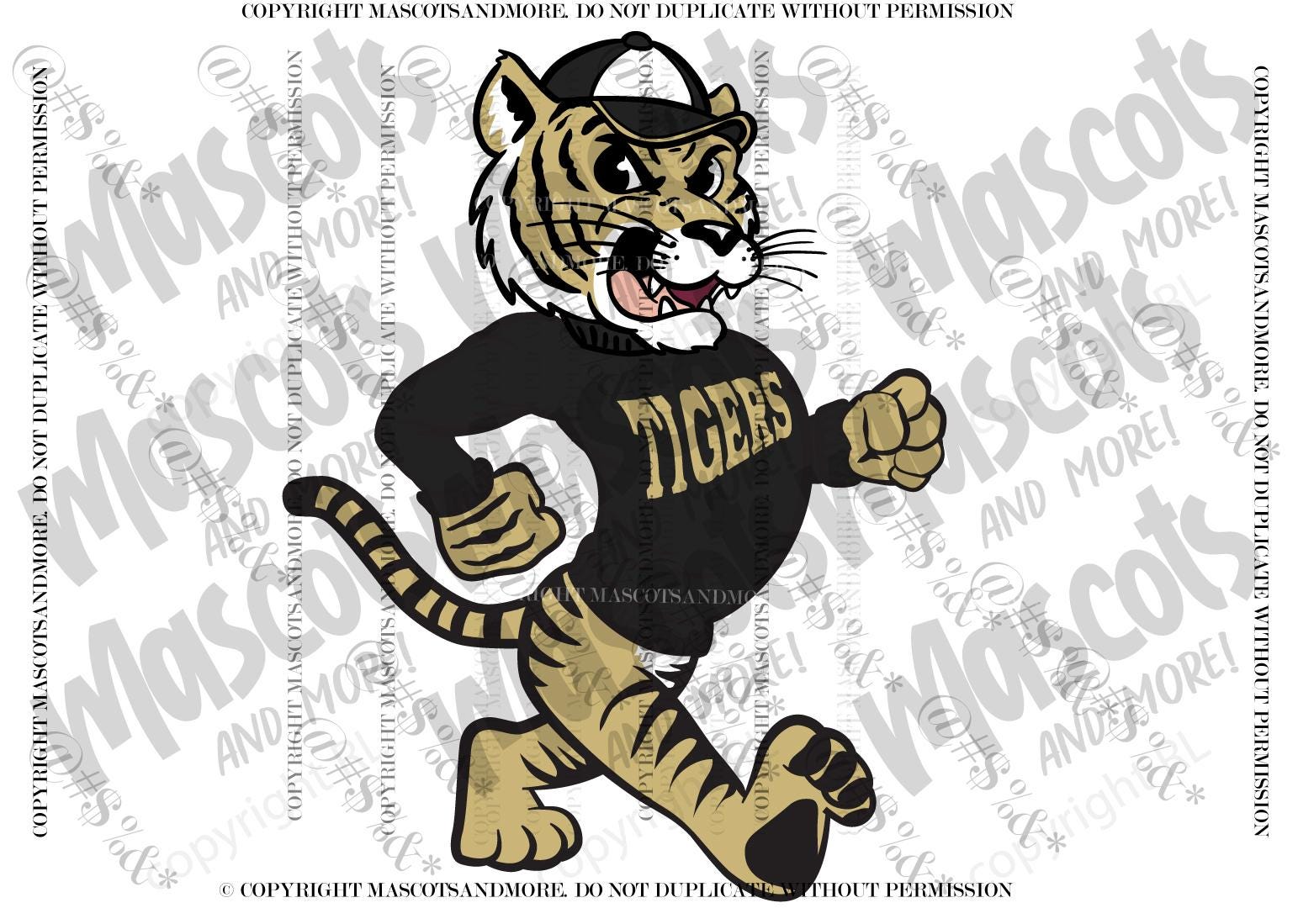 Vintage Tiger in Svg, Eps, Png, Pdf, Jpeg - Etsy