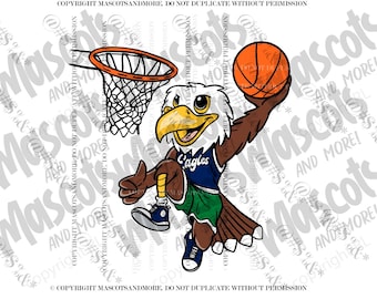Basketball Eagle Logo in Vector, eps, svg, pdf, png, jpeg