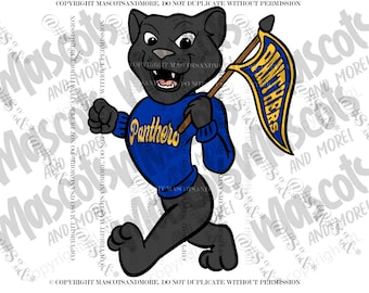 Panther Mascot in vector, eps, svg, pdf, jpg, png