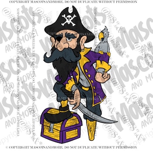 Pirate mascot in Vector, svg, pdf, eps, png and jpg