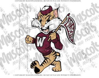 Wildcat Mascot in Vector, png, pdf, eps, svg