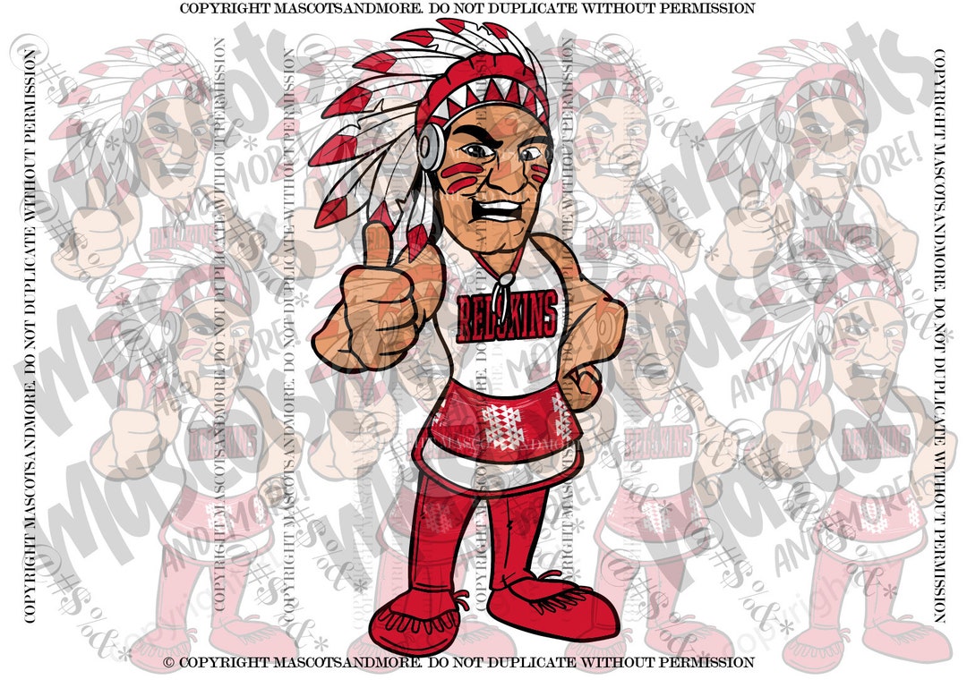 Indian Mascot in Vector, Svg, Eps, Png, Pdf, Jpeg - Etsy